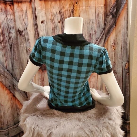 Plaid tee shirt - Picture 2 of 2